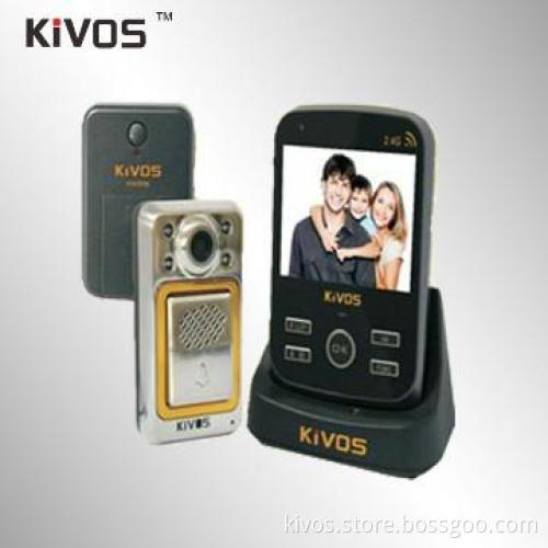 3.5inch LCD wireless door peephole viewer intercom clear image
